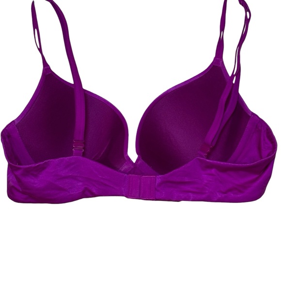 Victoria’s Secret Very Sexy Lightly Lined Plunge Bra Magenta Purple 34B - Picture 3 of 9